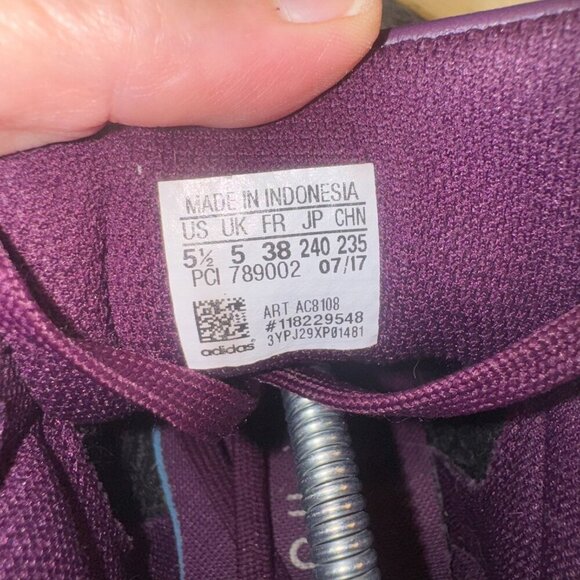 Adidas Pro Model Shoes Boys Sz 5.5 Basketball AC8108 Red Night Sneakers - Picture 8 of 8